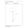 Lucide ZOZY - Lampadaire / lampe de lecture - LED 3 StepDim - 1x4W 3000K - Noir