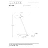 Lucide HESTER - Lampe de bureau - 1xGU10 (MR16) - Anthracite