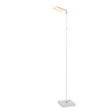 Lucide AARON - Lampadaire / lampe de lecture - LED Dim. - CCT - 1x12W 2700K/4000K - Blanc