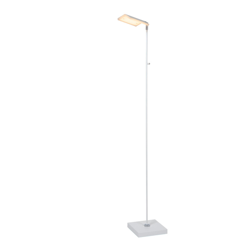 Lucide AARON - Lampadaire / lampe de lecture - LED Dim. - CCT - 1x12W 2700K/4000K - Blanc