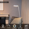 Lucide AARON - Lampadaire / lampe de lecture - LED Dim. - CCT - 1x12W 2700K/4000K - Blanc