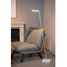 Lucide AARON - Lampadaire / lampe de lecture - LED Dim. - CCT - 1x12W 2700K/4000K - Blanc