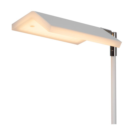 Lucide AARON - Lampadaire / lampe de lecture - LED Dim. - CCT - 1x12W 2700K/4000K - Blanc