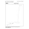 Lucide AARON - Lampadaire / lampe de lecture - LED Dim. - CCT - 1x12W 2700K/4000K - Blanc