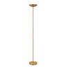 Lucide ZENITH - Lampadaire - Ø 25,4 cm - LED Dim. - 1x20W 3000K - Or Mat / Laiton