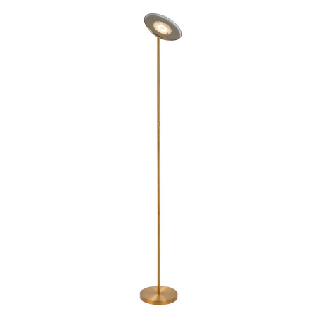 Lucide ZENITH - Lampadaire - Ø 25,4 cm - LED Dim. - 1x20W 3000K - Or Mat / Laiton