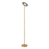 Lucide ZENITH - Lampadaire - Ø 25,4 cm - LED Dim. - 1x20W 3000K - Or Mat / Laiton