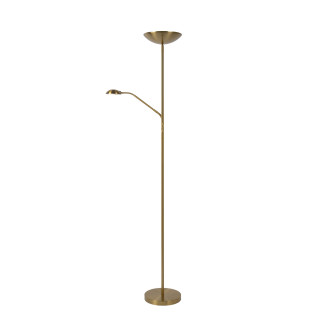 Lucide ZENITH - Lampadaire / lampe de lecture - LED Dim. - 3000K - Or Mat / Laiton