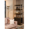 Lucide ZENITH - Lampadaire / lampe de lecture - LED Dim. - 3000K - Or Mat / Laiton