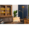 Lucide ZENITH - Lampadaire / lampe de lecture - LED Dim. - 3000K - Or Mat / Laiton