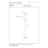 Lucide ZENITH - Lampadaire / lampe de lecture - LED Dim. - 3000K - Or Mat / Laiton