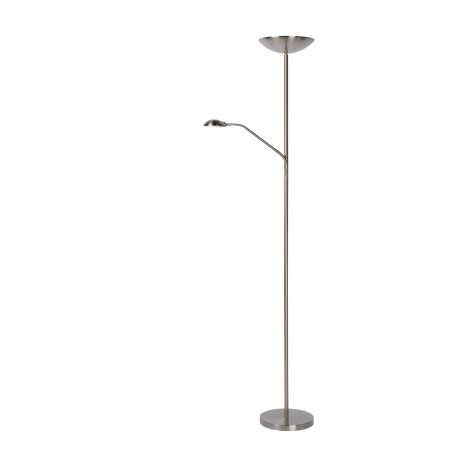 Lucide ZENITH - Lampadaire / lampe de lecture - LED Dim. - 3000K - Chrome Dépoli