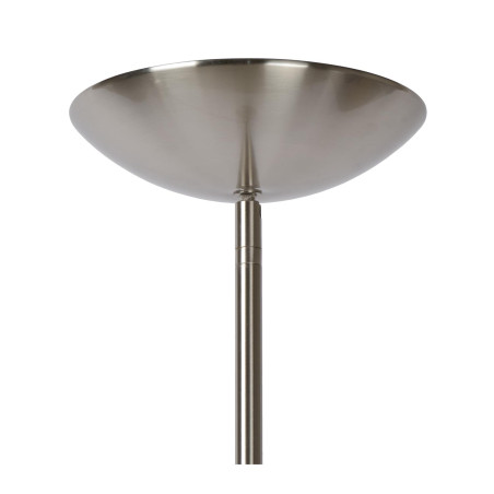 Lucide ZENITH - Lampadaire / lampe de lecture - LED Dim. - 3000K - Chrome Dépoli