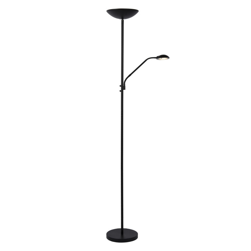 Lucide ZENITH - Lampadaire / lampe de lecture - LED Dim. - 3000K - Noir