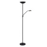 Lucide ZENITH - Lampadaire / lampe de lecture - LED Dim. - 3000K - Noir