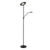 Lucide ZENITH - Lampadaire / lampe de lecture - LED Dim. - 3000K - Noir