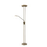 Lucide CHAMPION-LED - Lampadaire / lampe de lecture - LED Dim. - 3000K - Bronze