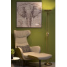 Lucide CHAMPION-LED - Lampadaire / lampe de lecture - LED Dim. - 3000K - Bronze