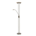 Lucide CHAMPION-LED - Lampadaire / lampe de lecture - Ø 30 cm - LED Dim. - 3000K - Chrome Dépoli