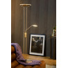 Lucide CHAMPION-LED - Lampadaire / lampe de lecture - Ø 30 cm - LED Dim. - 3000K - Chrome Dépoli
