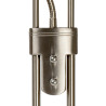 Lucide CHAMPION-LED - Lampadaire / lampe de lecture - Ø 30 cm - LED Dim. - 3000K - Chrome Dépoli