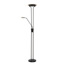 Lucide CHAMPION-LED - Lampadaire / lampe de lecture - Ø 30 cm - LED Dim. - 3000K - Noir