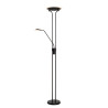 Lucide CHAMPION-LED - Lampadaire / lampe de lecture - Ø 30 cm - LED Dim. - 3000K - Noir