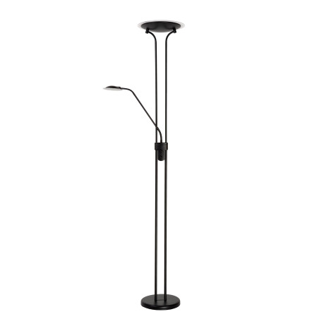 Lucide CHAMPION-LED - Lampadaire / lampe de lecture - Ø 30 cm - LED Dim. - 3000K - Noir
