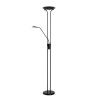 Lucide CHAMPION-LED - Lampadaire / lampe de lecture - Ø 30 cm - LED Dim. - 3000K - Noir