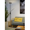 Lucide CHAMPION-LED - Lampadaire / lampe de lecture - Ø 30 cm - LED Dim. - 3000K - Noir