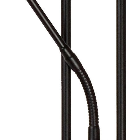 Lucide CHAMPION-LED - Lampadaire / lampe de lecture - Ø 30 cm - LED Dim. - 3000K - Noir