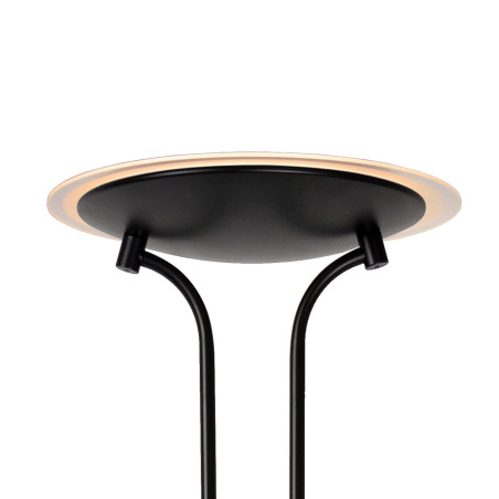 Lucide CHAMPION-LED - Lampadaire / lampe de lecture - Ø 30 cm - LED Dim. - 3000K - Noir