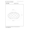 Lucide WOLFRAM - Plafonnier - Ø 30 cm - 1xE27 - Noir