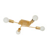 Lucide LESTER - Plafonnier - 4xE27 - Or Mat / Laiton