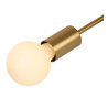 Lucide LESTER - Plafonnier - 4xE27 - Or Mat / Laiton