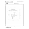 Lucide LESTER - Plafonnier - 4xE27 - Or Mat / Laiton