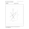 Lucide LESTER - Plafonnier - 6xE27 - Or Mat / Laiton