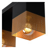 Lucide RENATE - Plafonnier - 3xE27 - Or Mat / Laiton