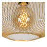 Lucide MESH - Plafonnier - Ø 45 cm - 1xE27 - Or Mat / Laiton