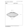 Lucide MESH - Plafonnier - Ø 45 cm - 1xE27 - Or Mat / Laiton