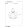 Lucide DANZA - Plafonnier - Ø 25 cm - 1xE27 - Or Mat / Laiton