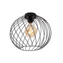 Lucide DANZA - Plafonnier - Ø 40 cm - 1xE27 - Noir