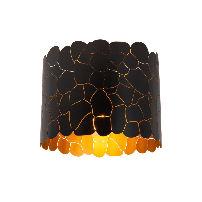 Lucide ALMELO - Plafonnier - Ø 25,5 cm - 1xE27 - Noir