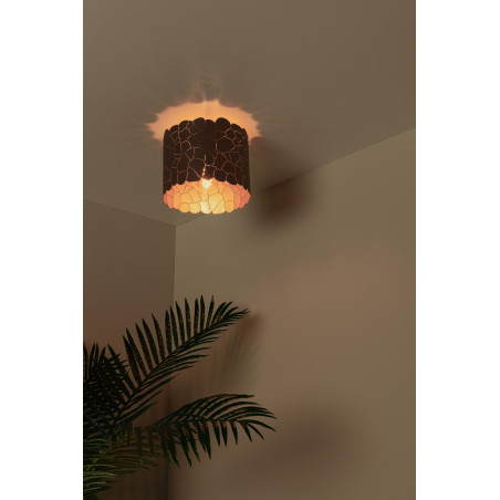 Lucide ALMELO - Plafonnier - Ø 25,5 cm - 1xE27 - Noir