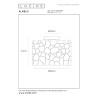Lucide ALMELO - Plafonnier - Ø 25,5 cm - 1xE27 - Noir