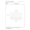Lucide FOLD - Plafonnier - Ø 40 cm - 1xE27 - Blanc