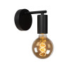 Lucide LEANNE - Applique murale - 1xE27 - Noir