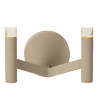 Lucide WELLINGTON - Applique murale - LED Dim. - G9 - 2x3W 2700K - Taupe - Vibes