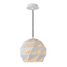 Lucide MALUNGA - Suspension - Ø 25 cm - 1xE27 - Blanc