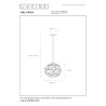 Lucide MALUNGA - Suspension - Ø 25 cm - 1xE27 - Blanc